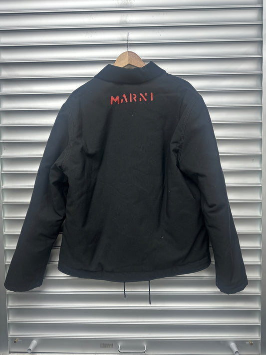 Marni Black Trench Coat - 50**