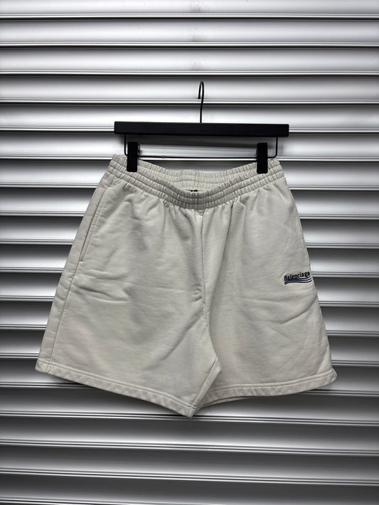 Balenciaga Cream Shorts - Small