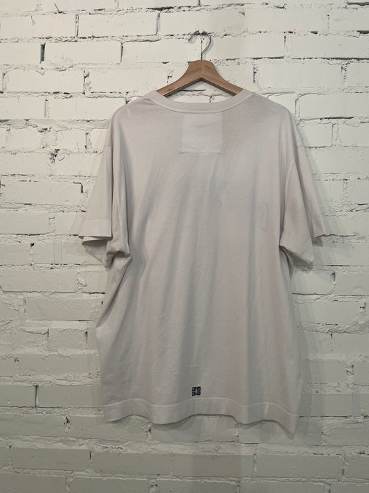 White Givenchy Tee - XXL