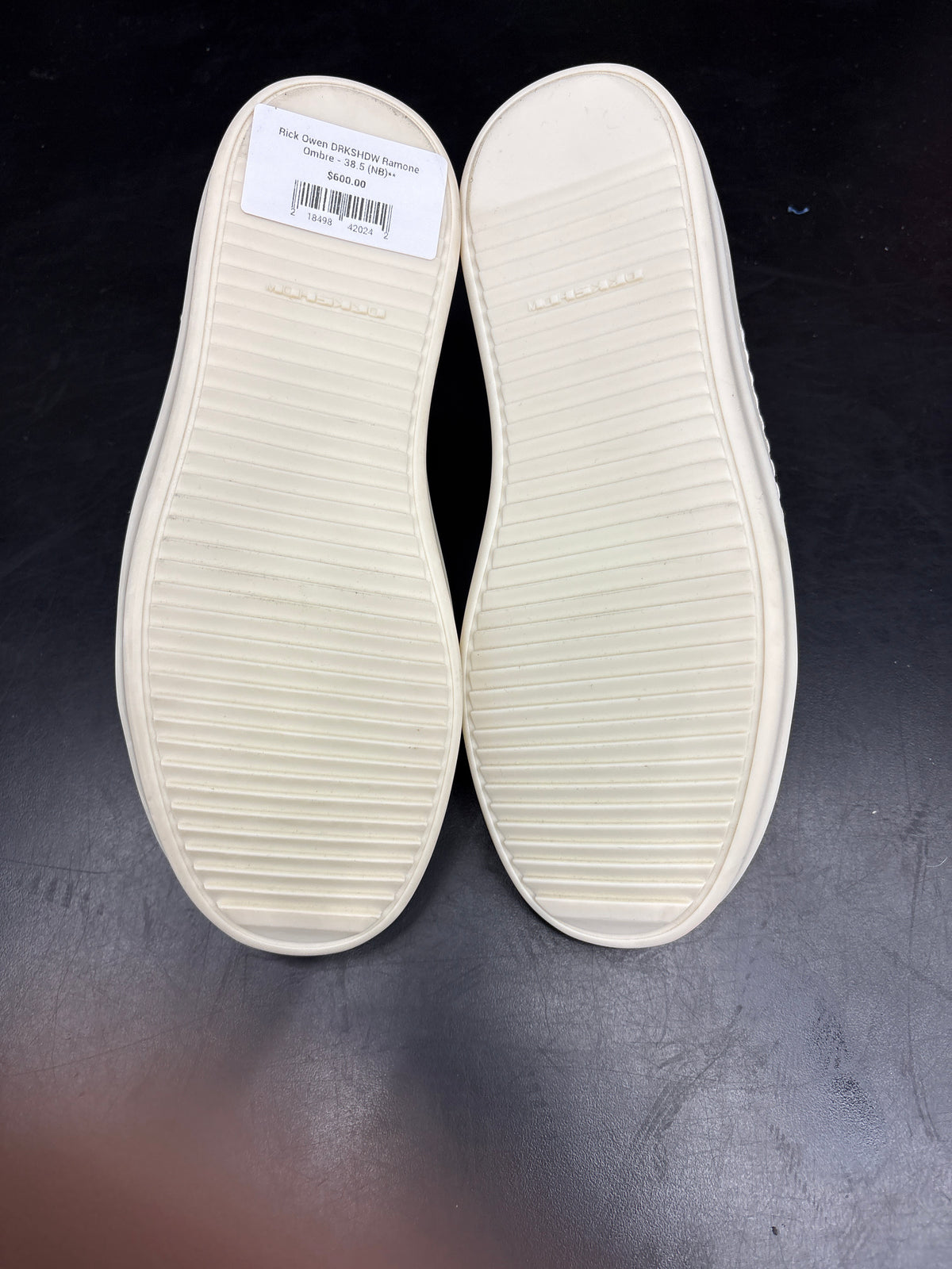 Rick Owen DRKSHDW Ramone Ombre - 38.5 (NB)**