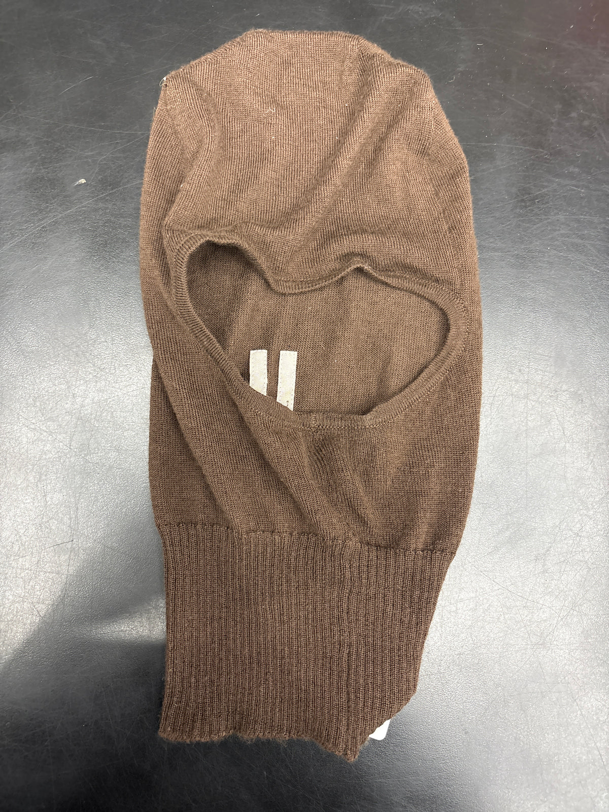 Rick Owens Brown Ski Mask**