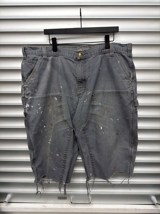 Vintage Carhartt Grey Double Knee Shorts - 42**