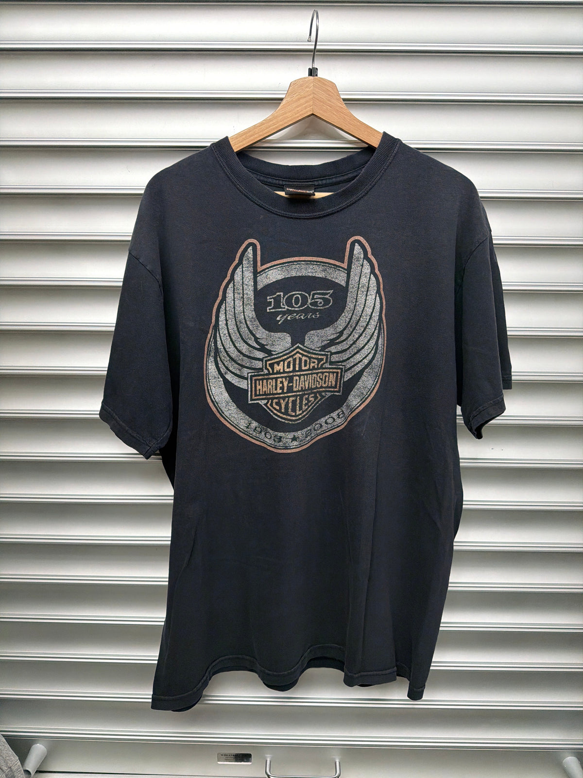 Vintage Harley 105 Years Tee - L**