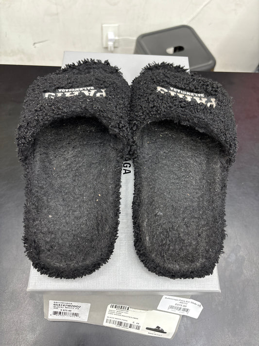 Balenciaga Paris Fur Slide (U) - 44(11)**