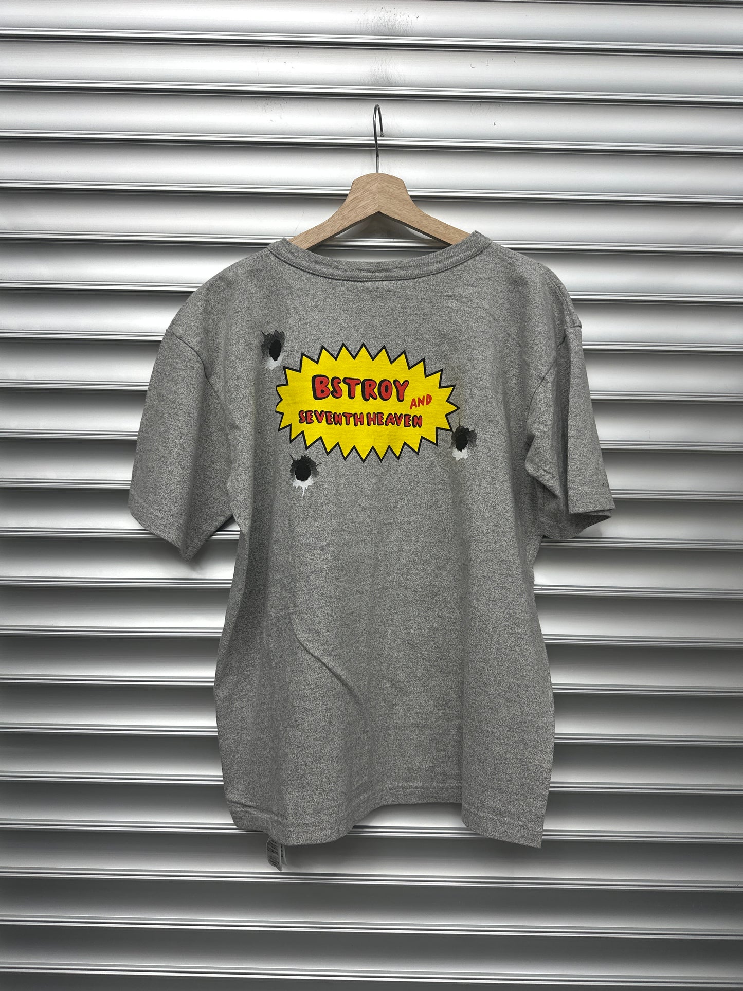 Bstroy Seventh Heaven Grey Tee - M