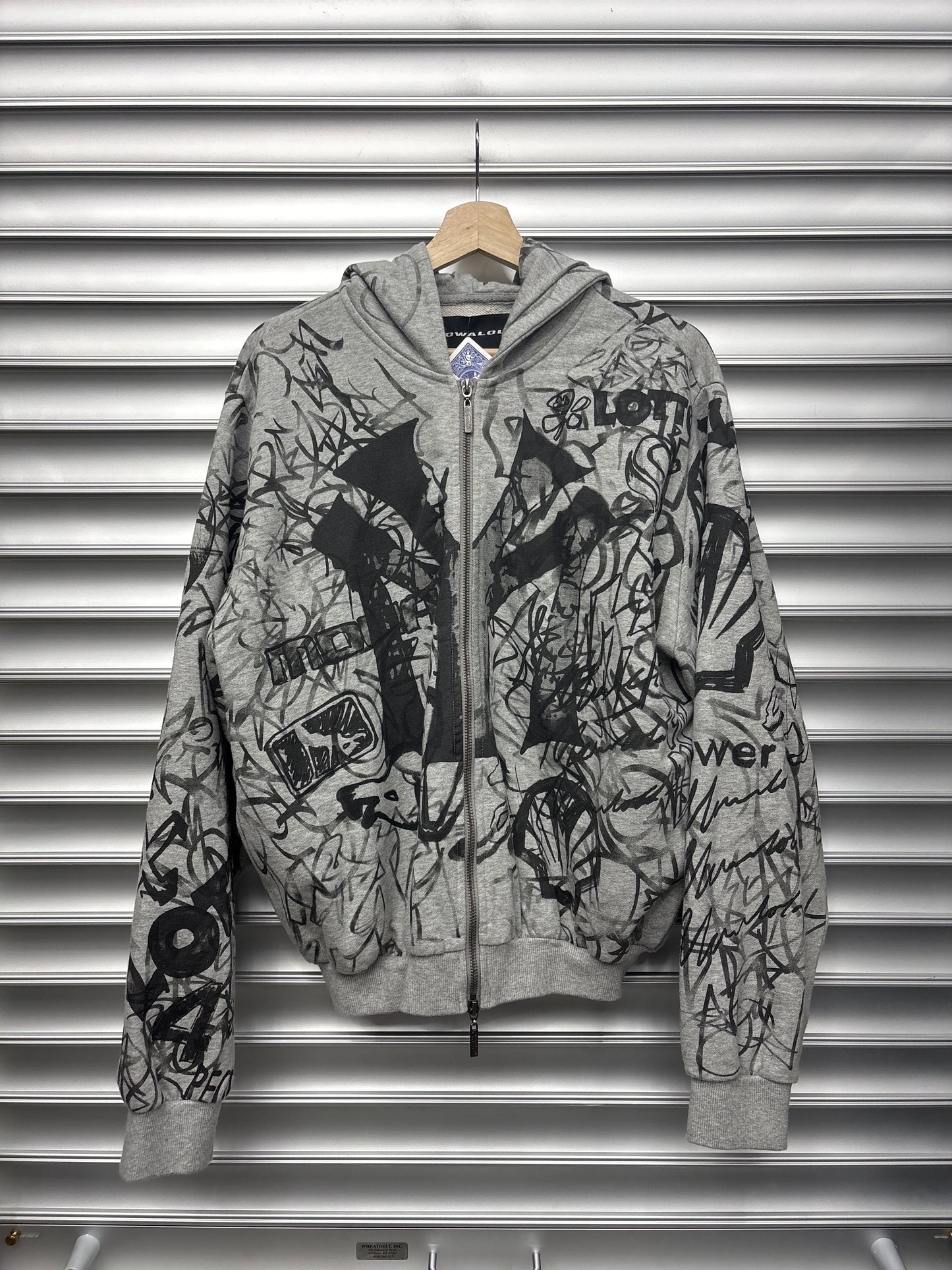 Grey Mowalola Grafitti Hoodie - S