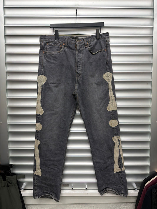 Kapital Grey Bone Denim - 34**