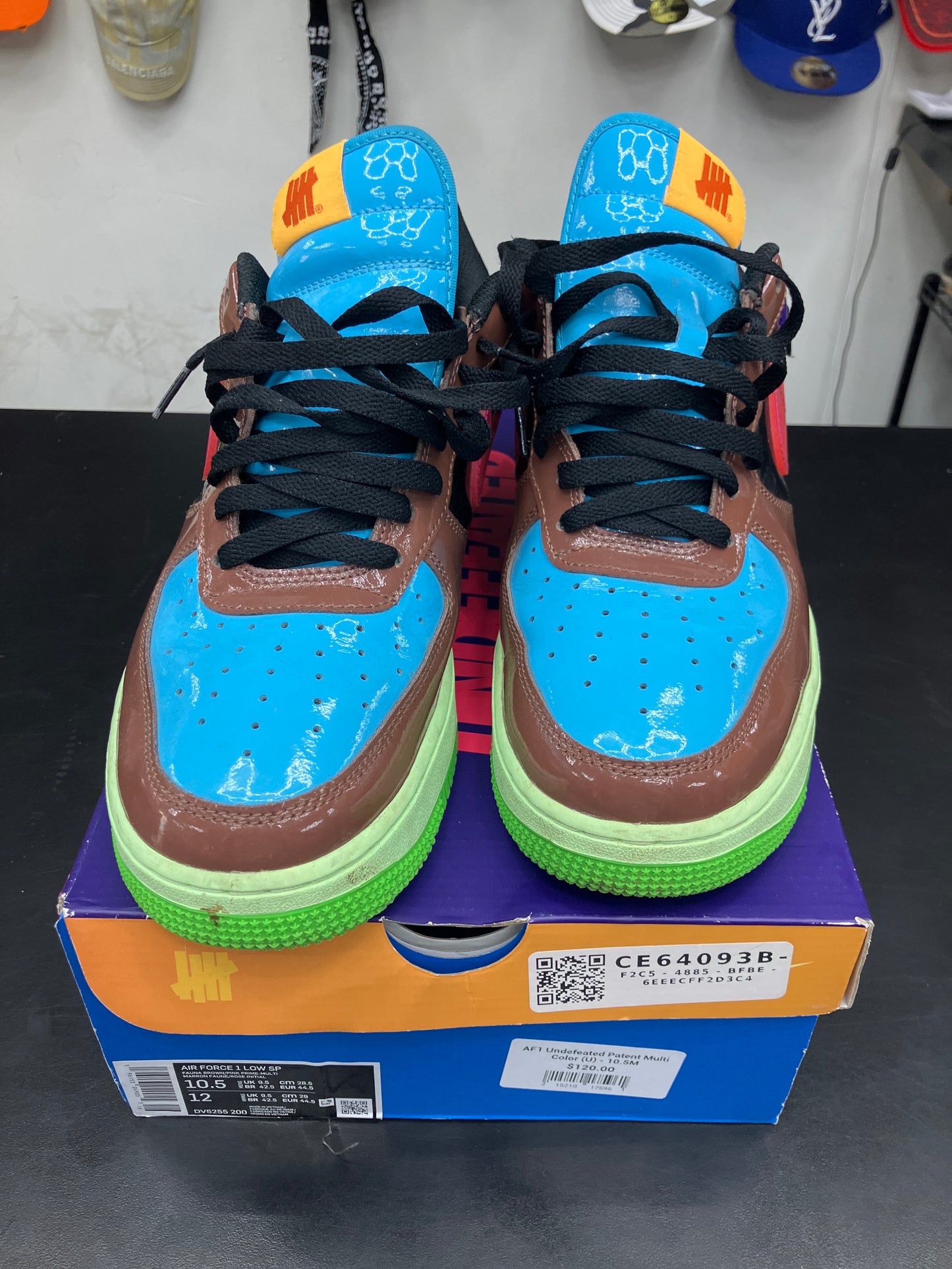AF1 Undefeated Patent Multi Color (U) - 10.5M