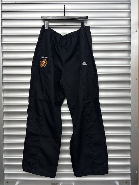 Supreme Umbro Black Trackpants - XL**