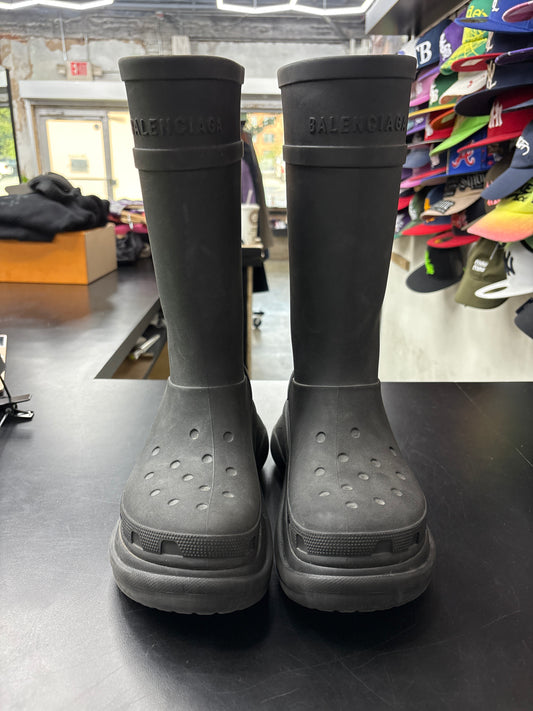 Balenciaga Croc Boot Black - 42 (9) (U) (NB)**