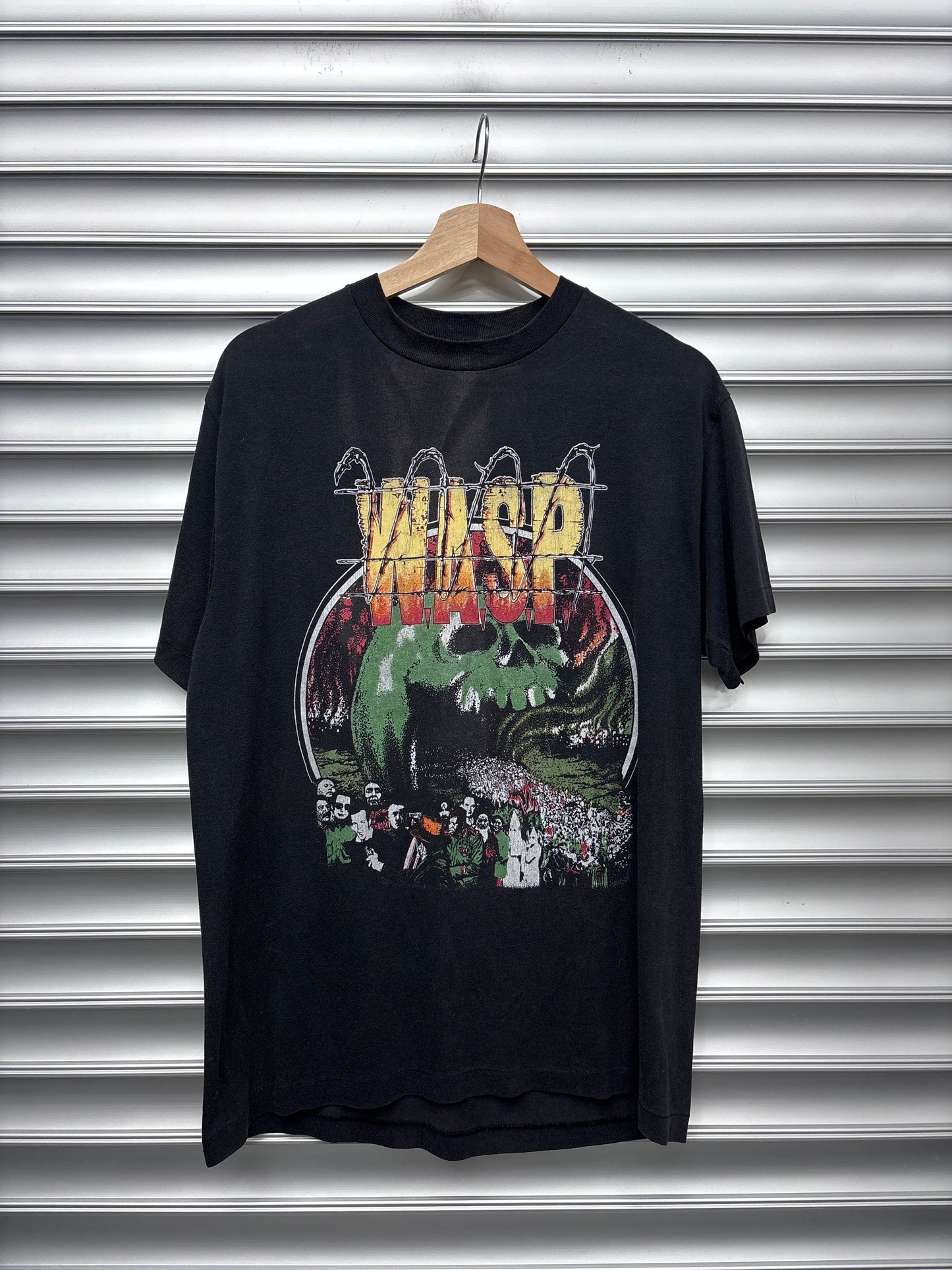 Vintage Wasp Band Tee - L **
