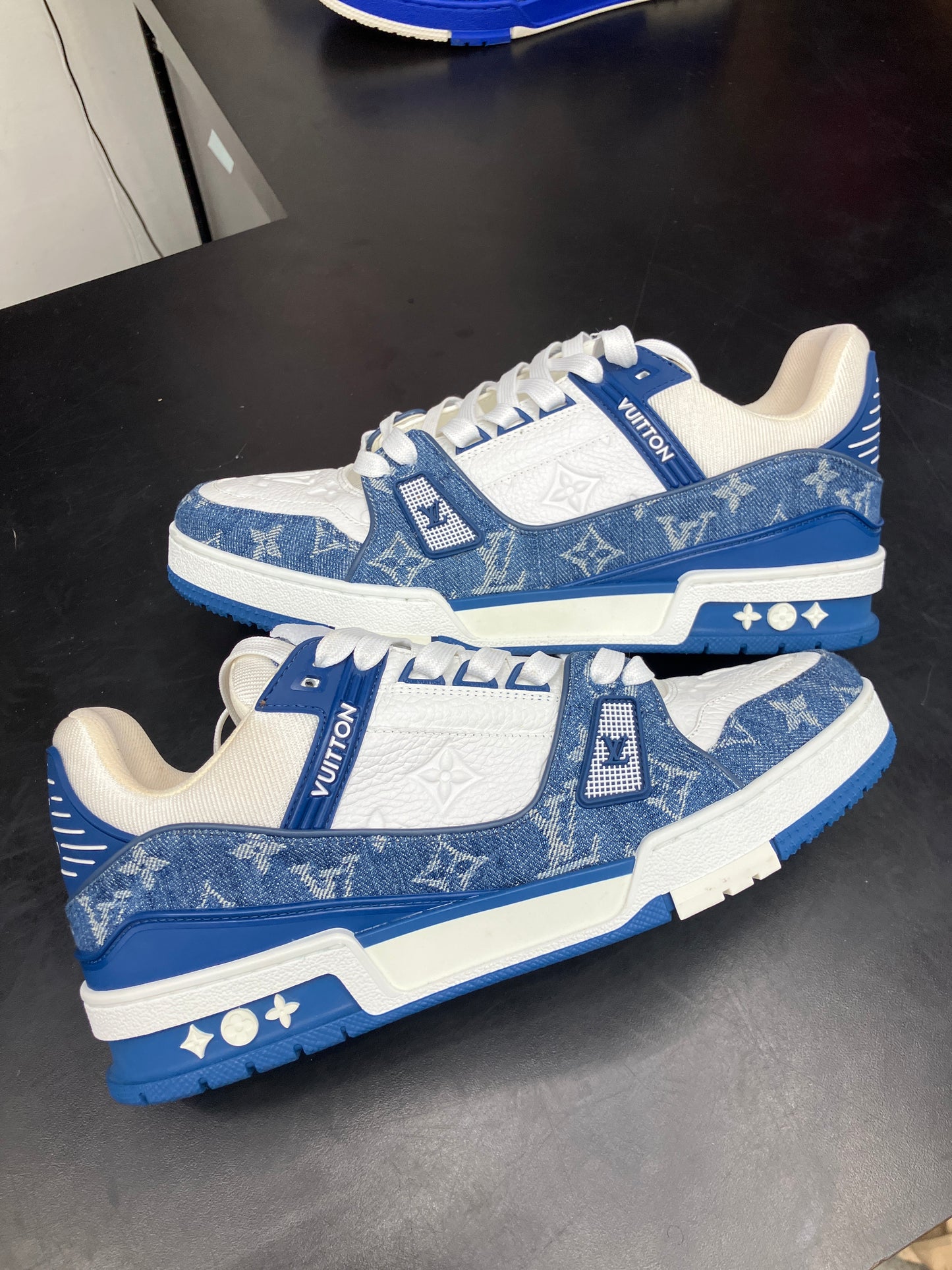 Louis Vuitton Trainer Denim - 9M (NB)