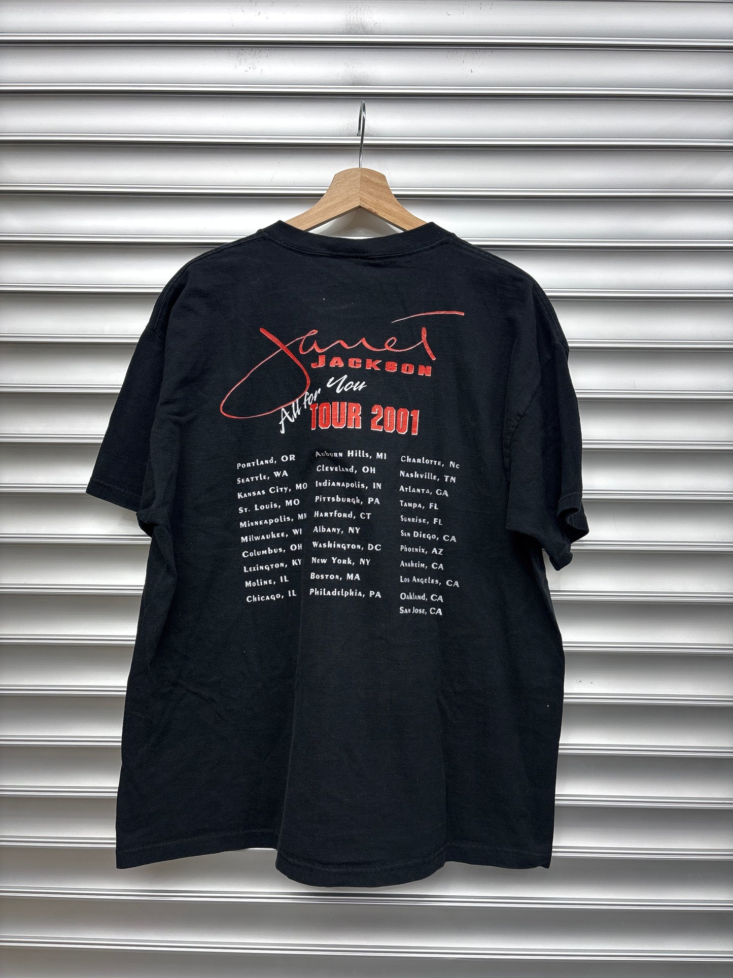 Vintage Janet Jackson Tour Tee - XL