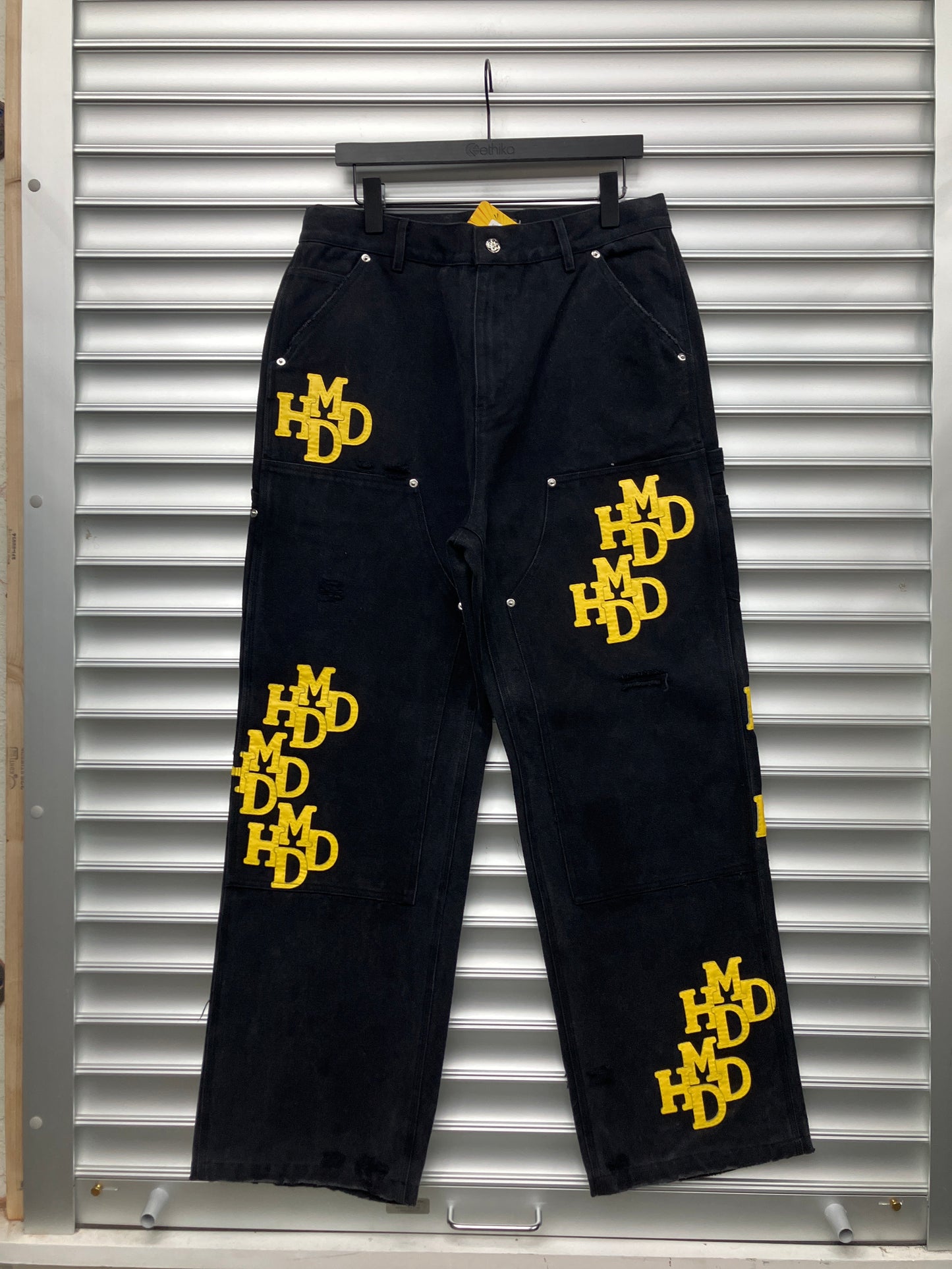 HMDD Yellow Patch Pants - L