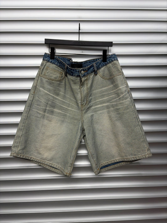HMDD Denim Shorts - L