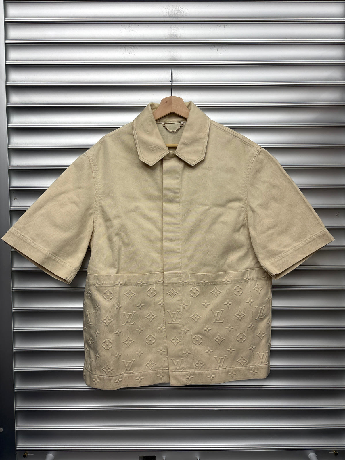 Louis Vuitton Cream Work Shirt - M**