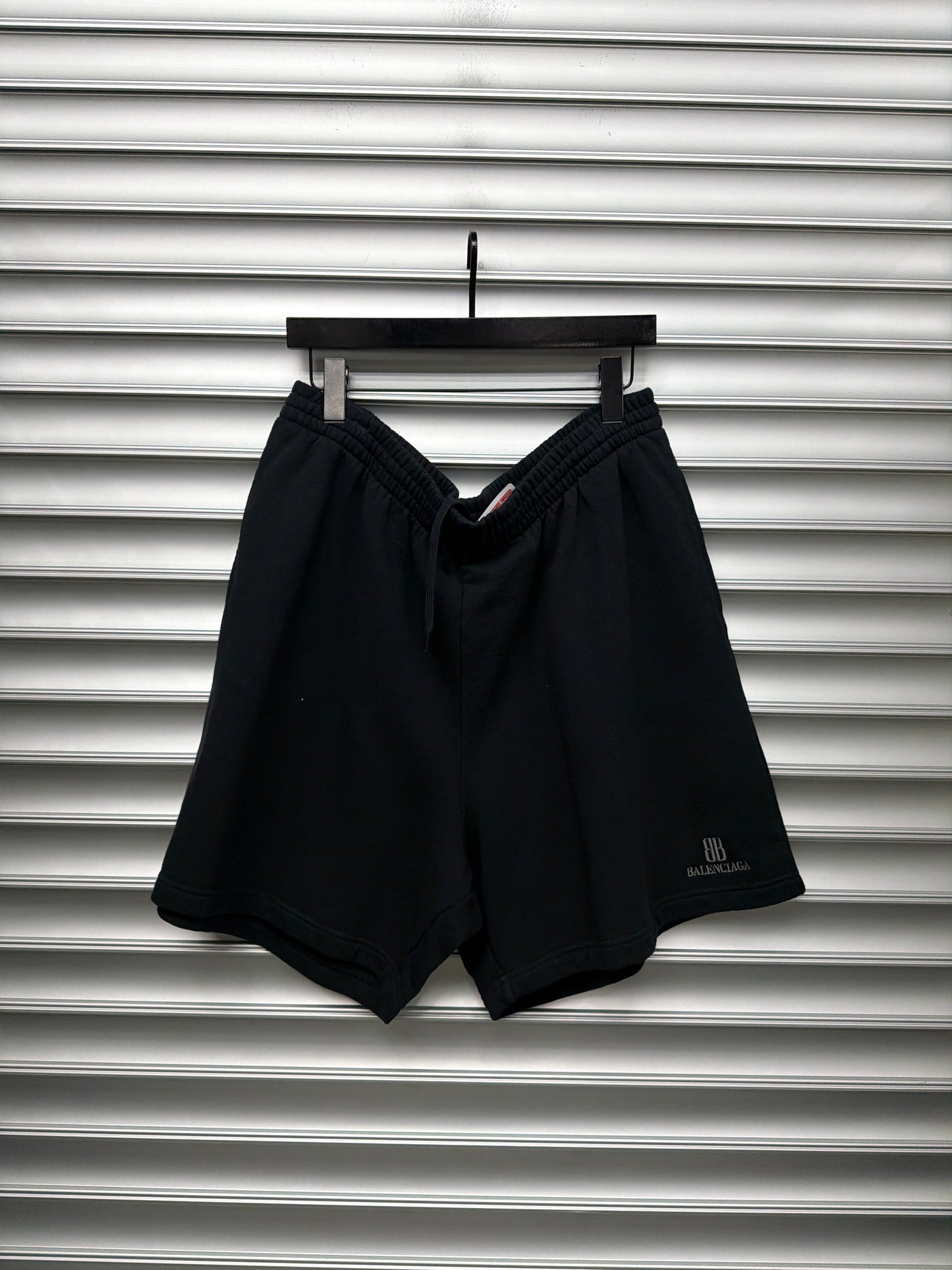 Balenciaga Black BB Shorts - XL