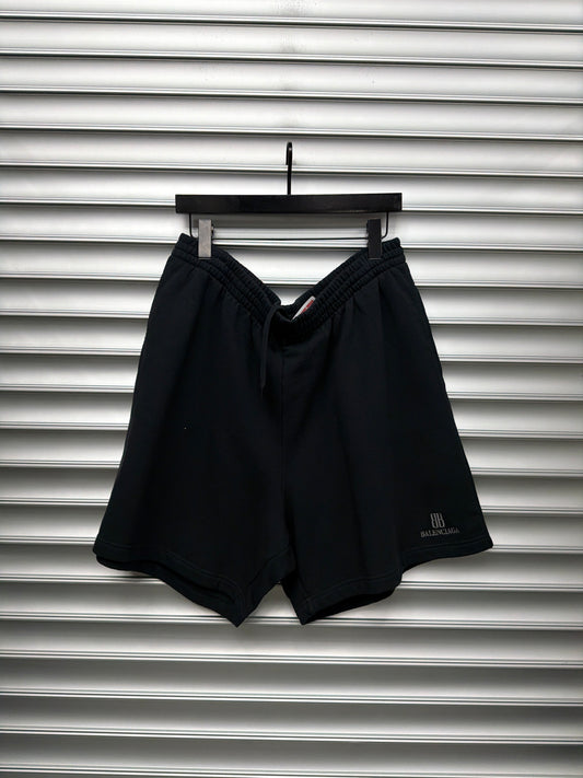 Balenciaga Black BB Shorts - XL