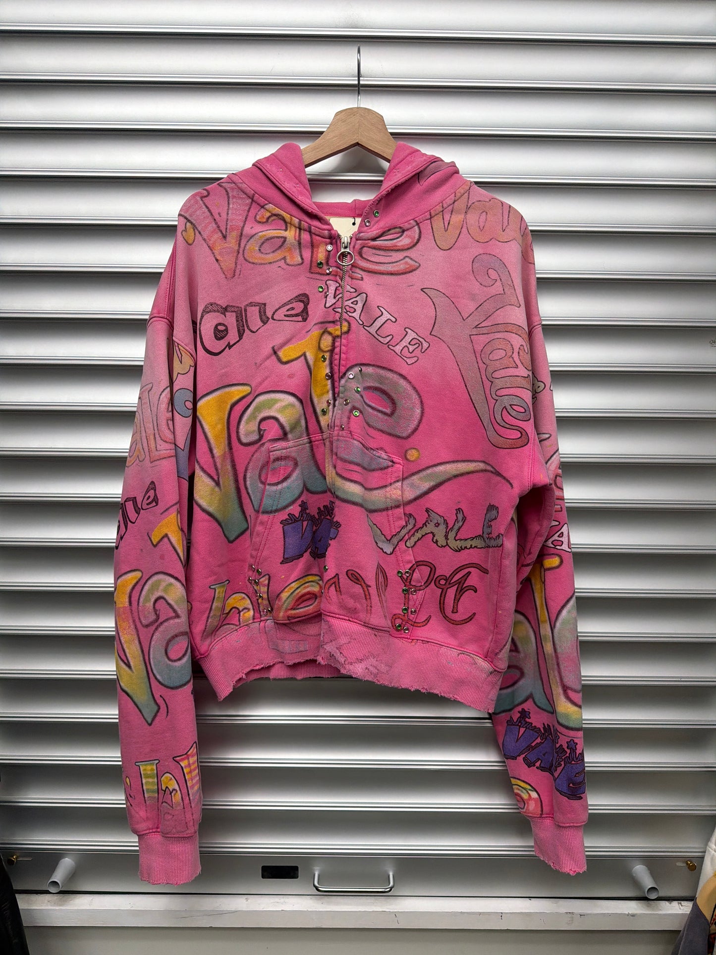 Vale Pink Zip Up - M