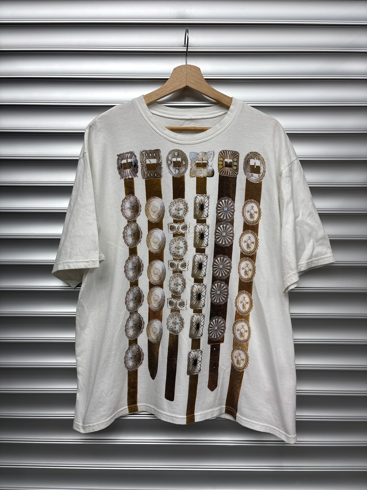 Kapital White Belt Tee - XL