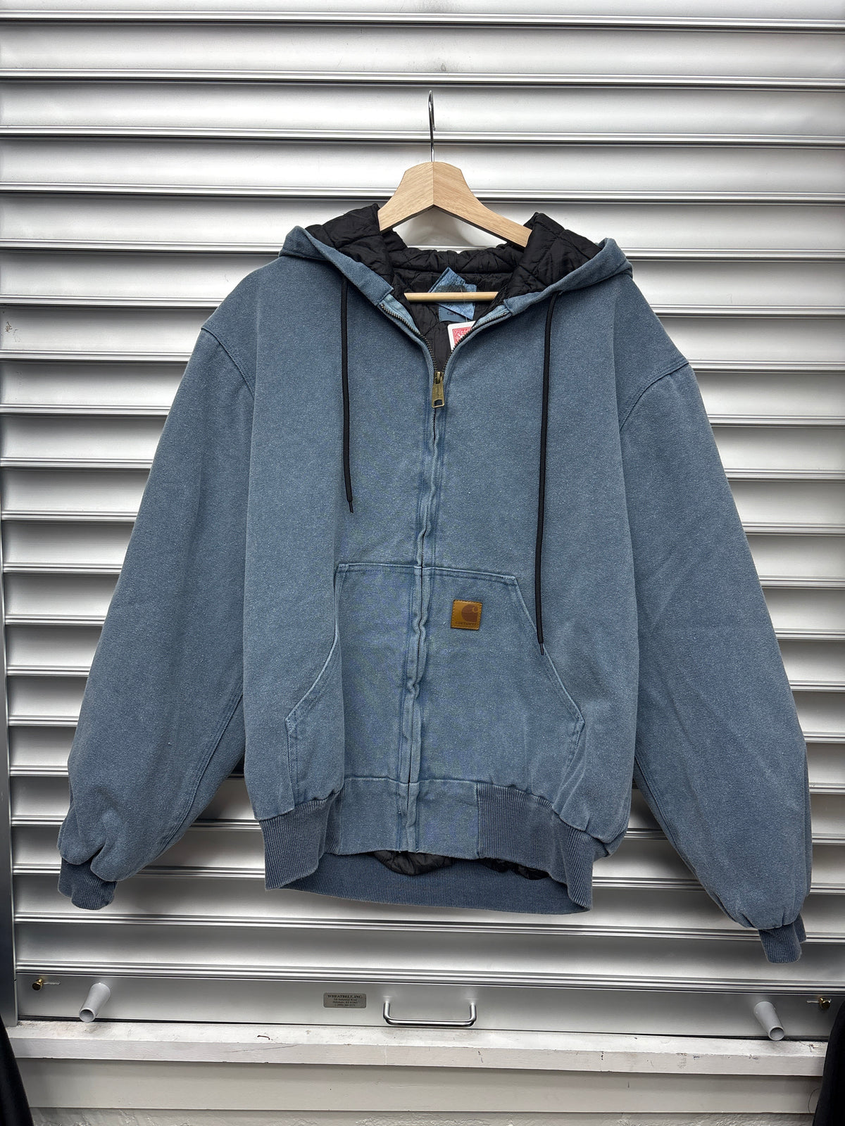 Vintage Denim Carhartt Hooded Jacket - L**