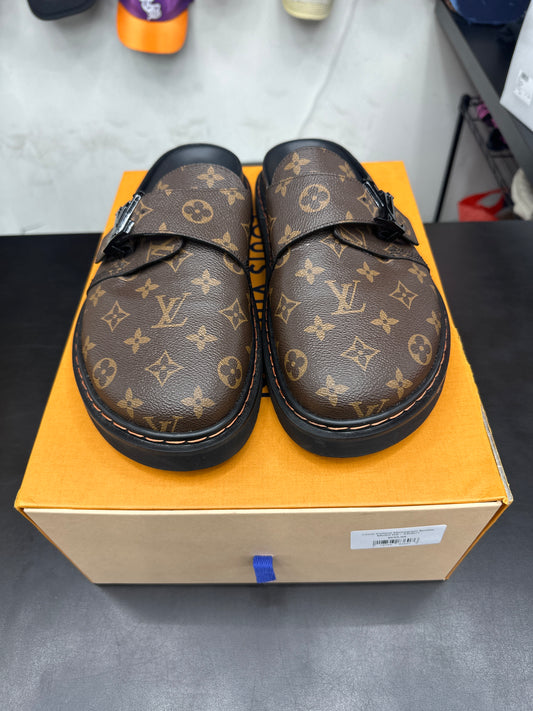 Louis Vuitton Monogram Brown Mules (U) - 42(9)**