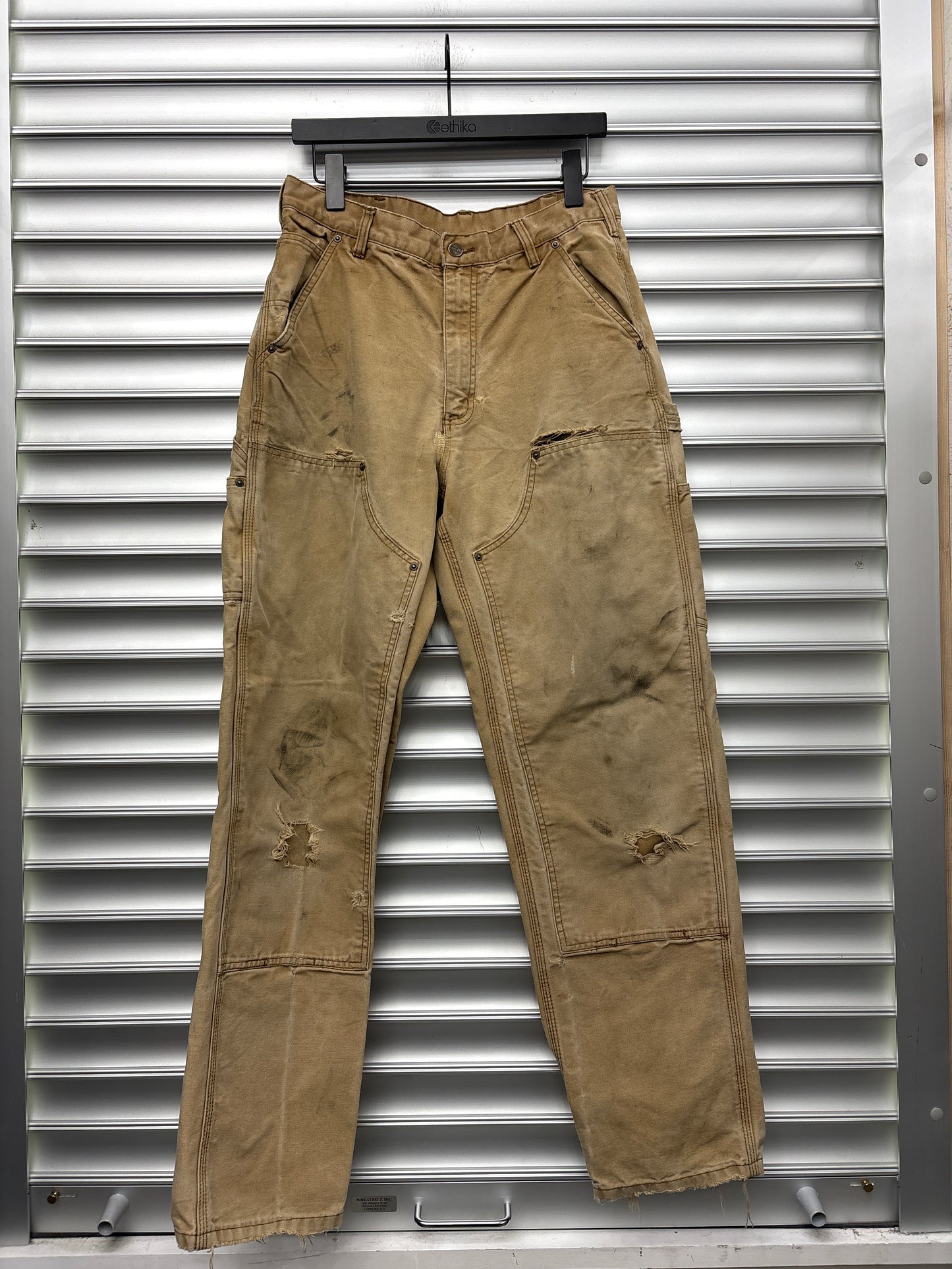 Vintage Tan Carhart Double Knee - 32
