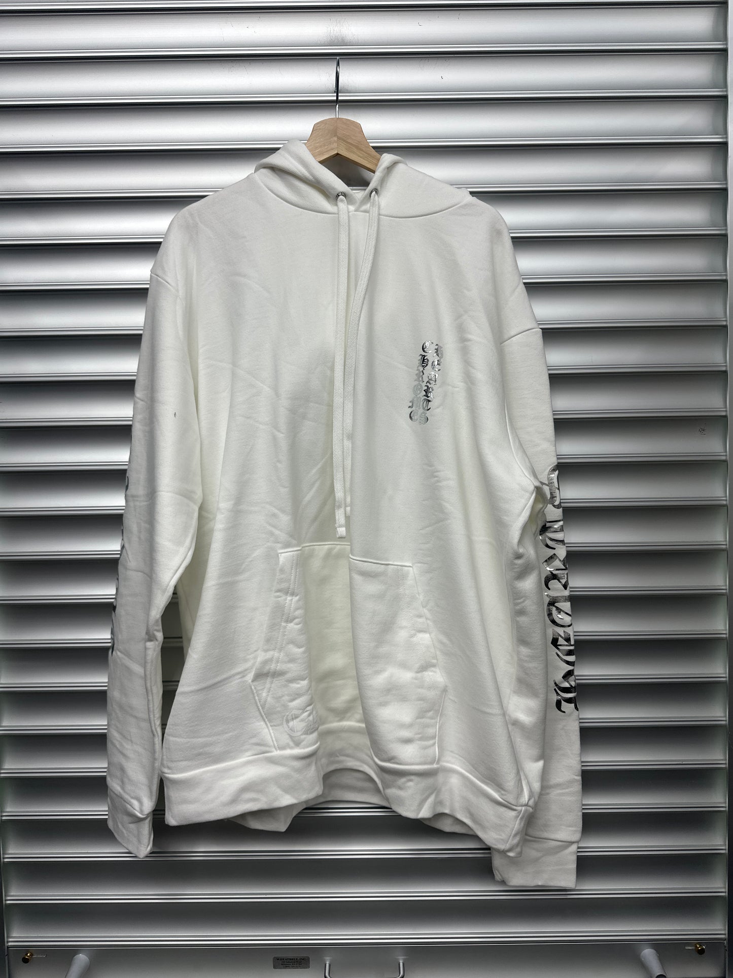 Chrome Hearts White Foil Hoodie - XL