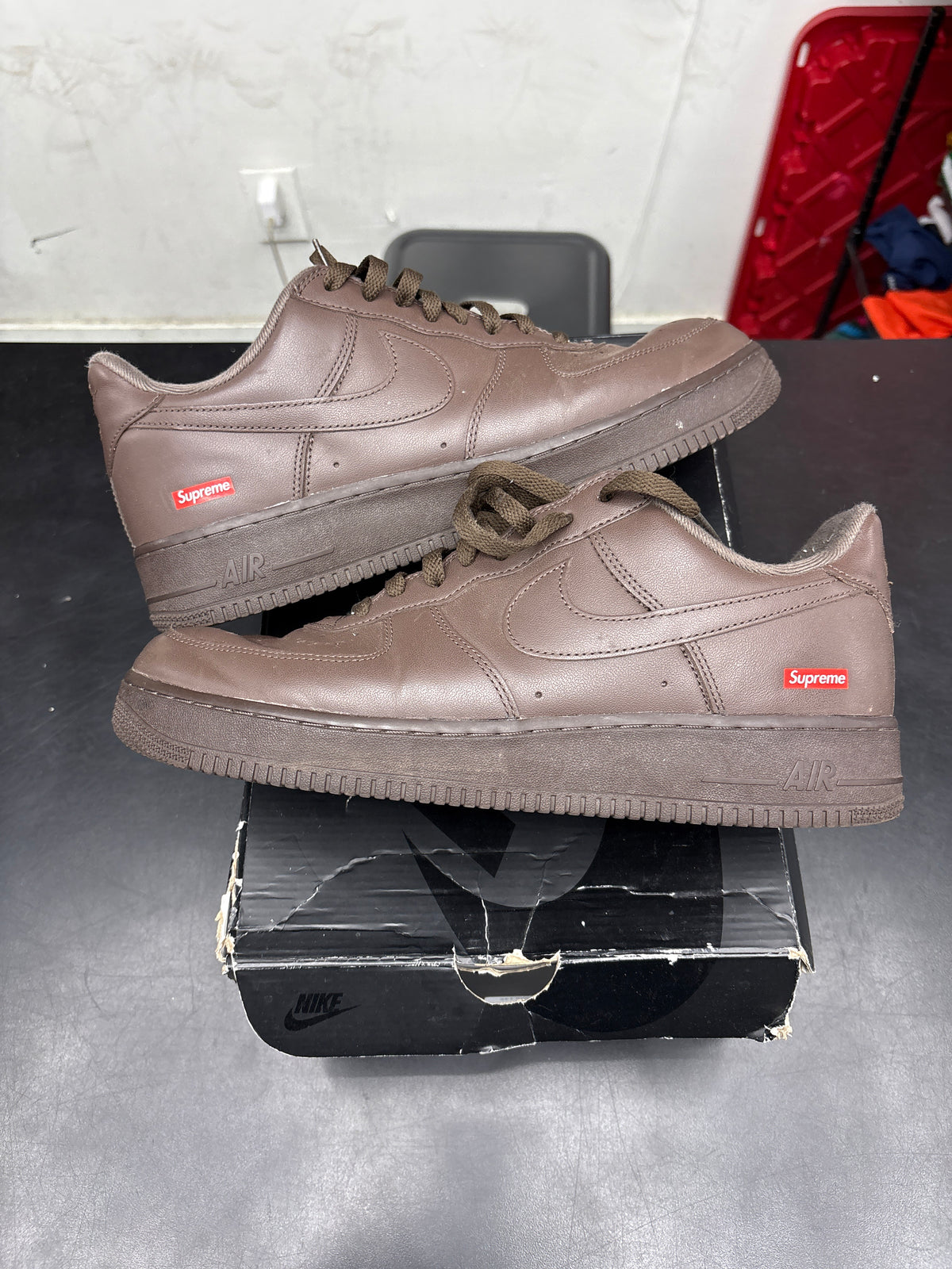 AF1 Supreme Brown (U) - 11M**