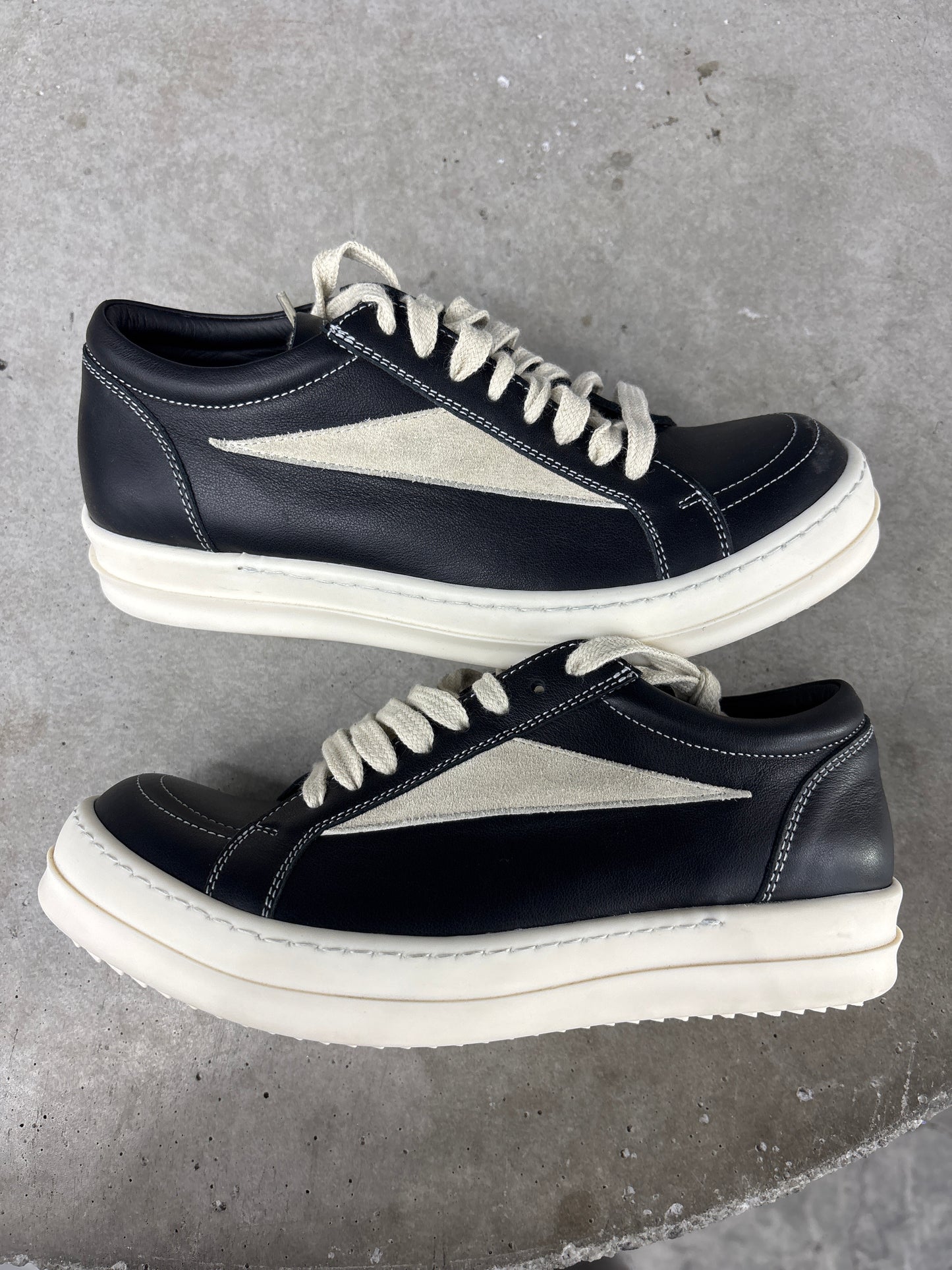Rick Owen Vintage Black Leather (U) - 37 (NB)