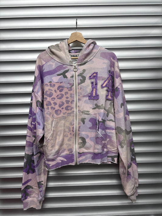 Vale Purple Camo Zip - Small