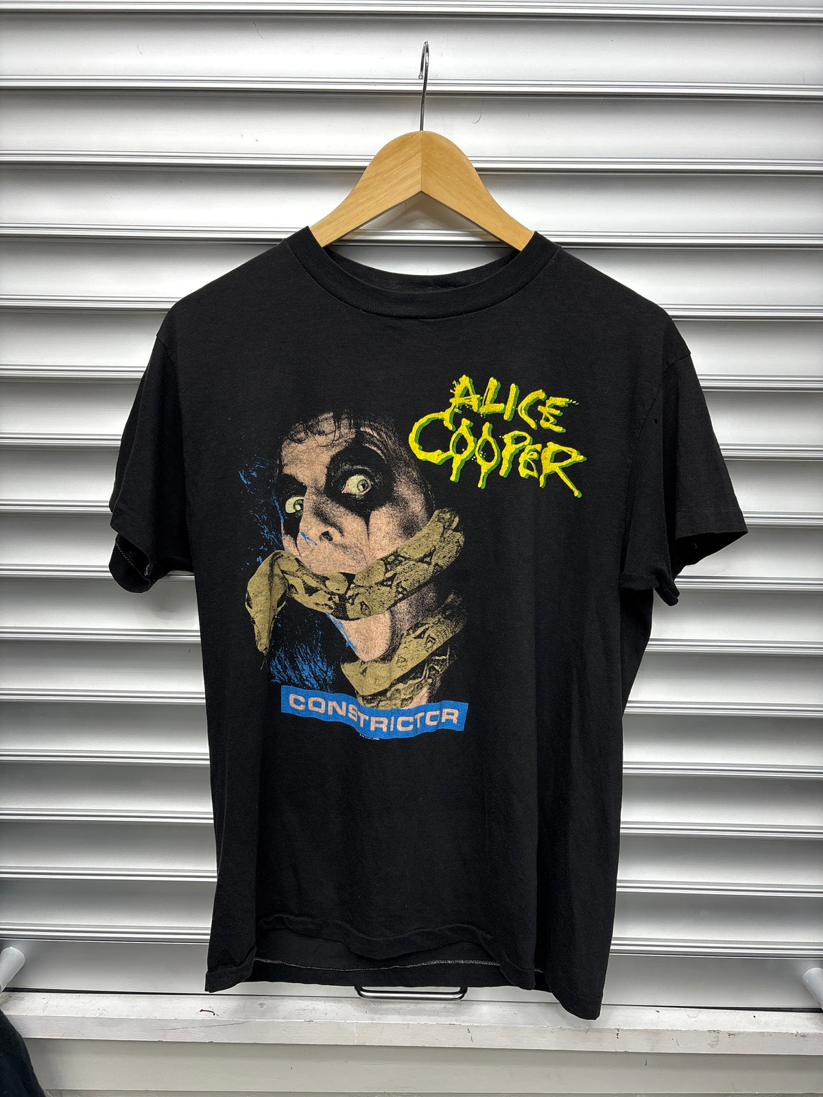 Vintage Alice Cooper Constrictor Tee - M**