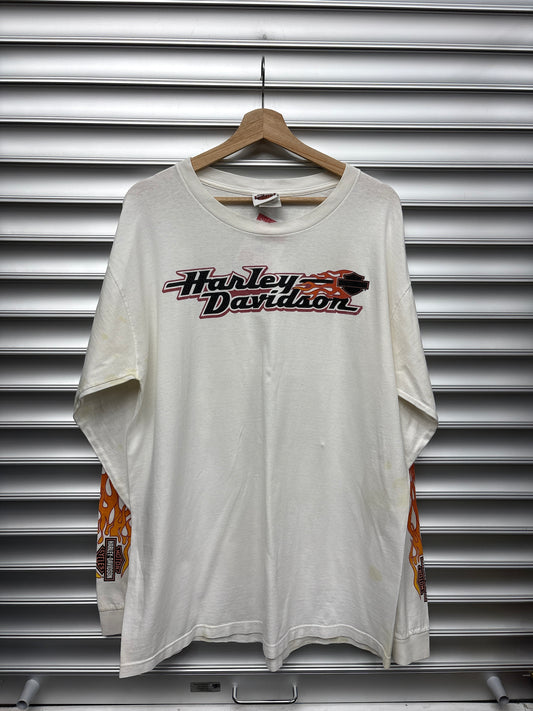Vintage Harley Flame Longsleeve - XL