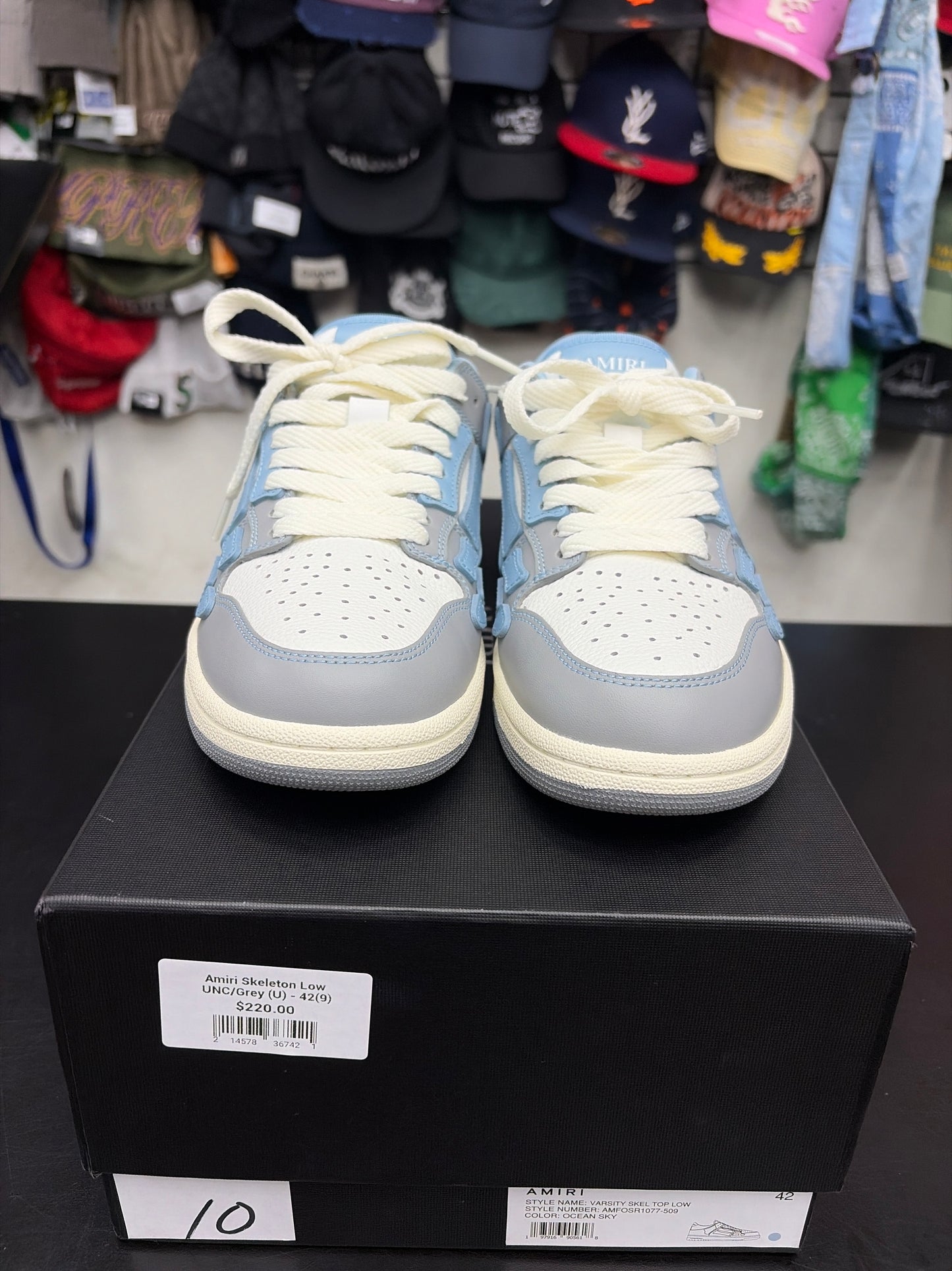 Amiri Skeleton Low UNC/Grey (U) - 42(9)