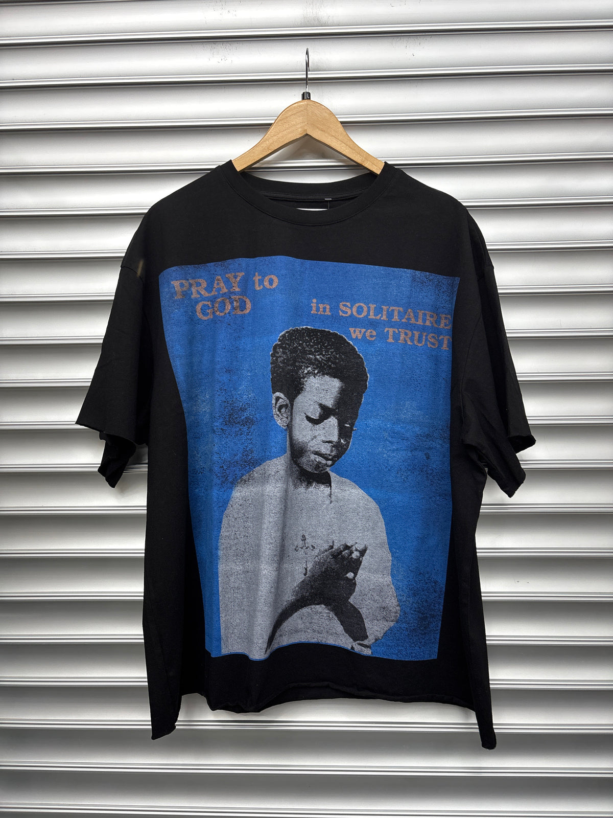 Solitaire Pray To God Tee - L**