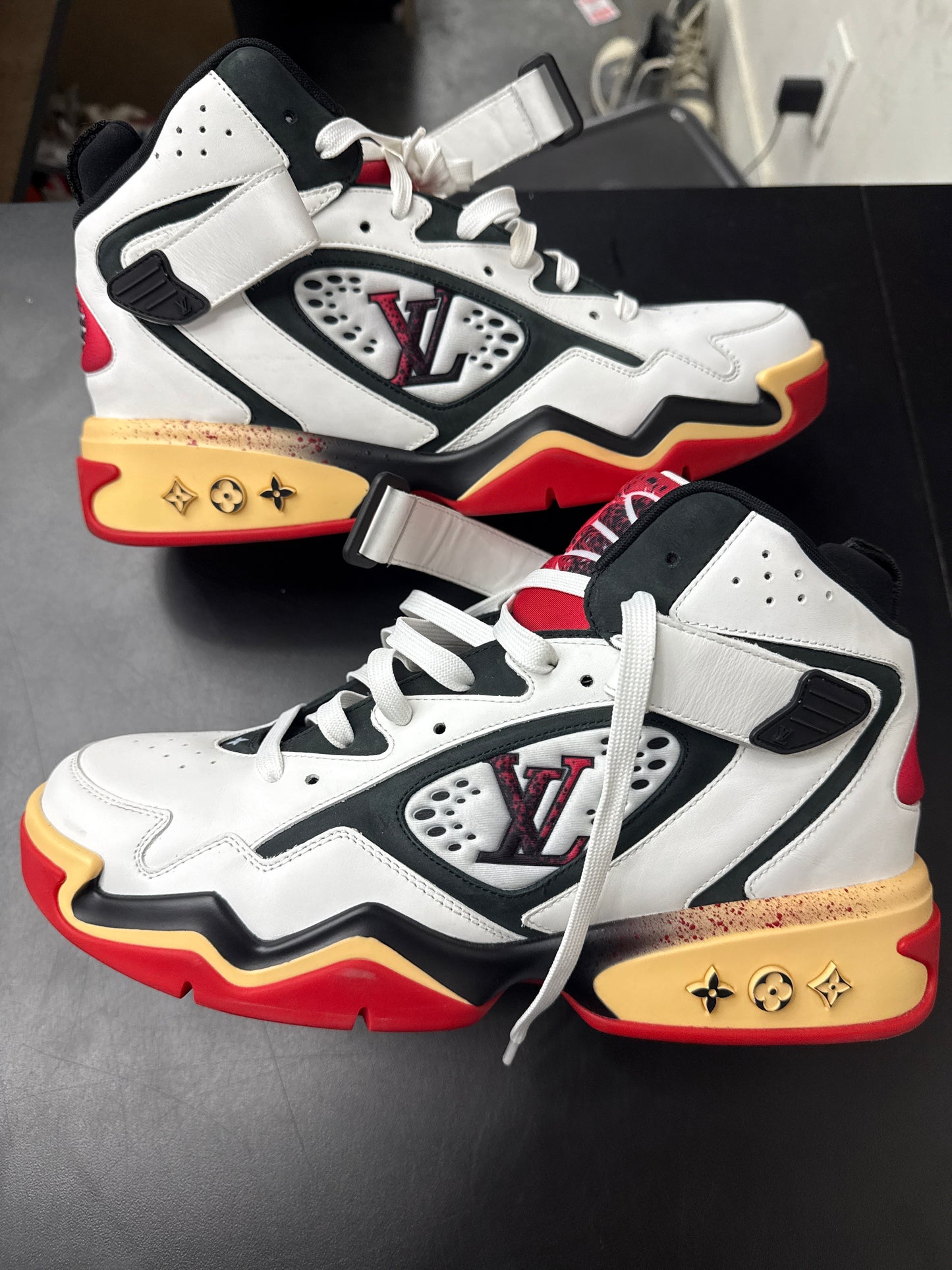 Louis Vuitton Basketball Sneaker Red (U) - 10.5M (NB)