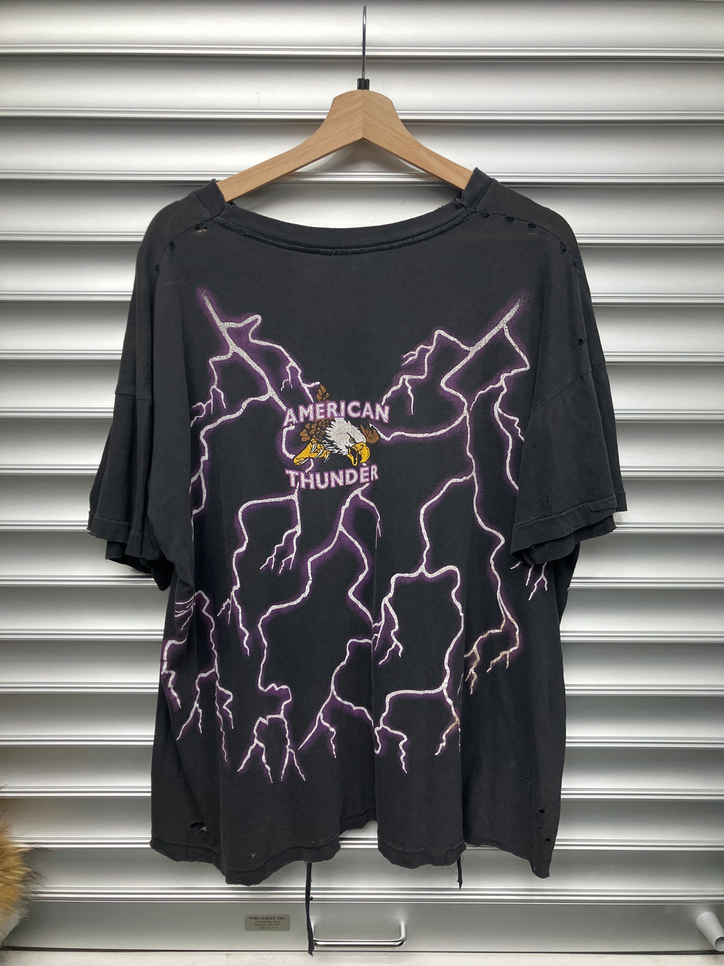 Vintage American Thunder Feel The Wind Tee - XL