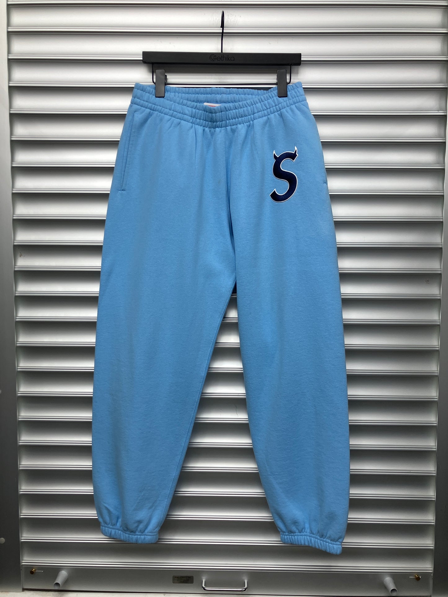 Supreme Blue Sweatpants - M