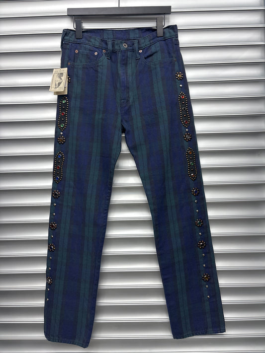 Kapital Plaid Jewel Pants - 32