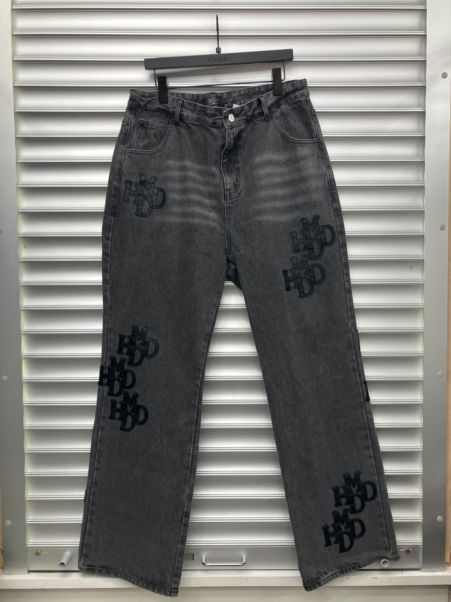 HMDD Black Patch Denim - XL