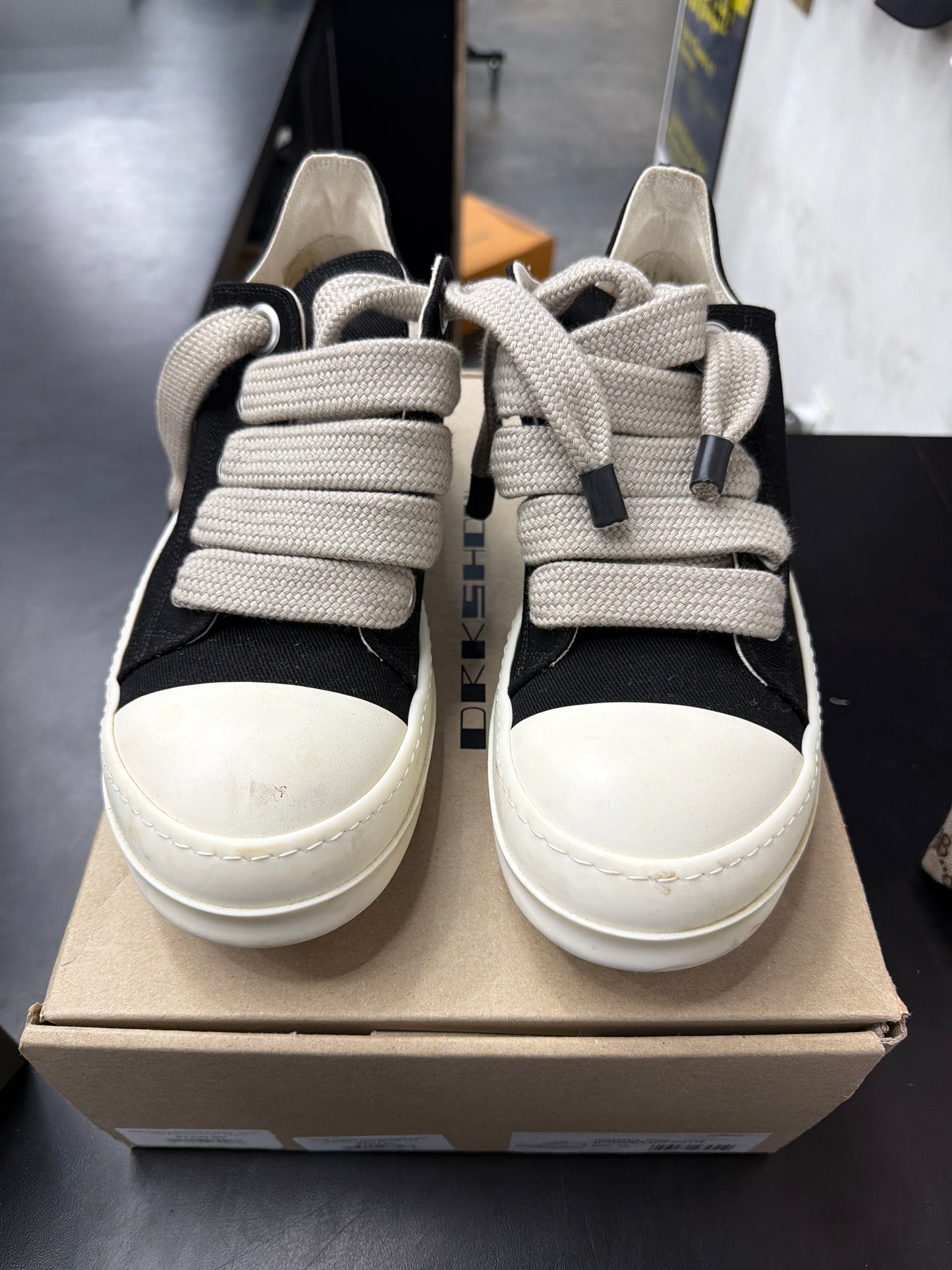 Rick Owen DRKSHDW Low Jumbo Lace Black (U) - 44(11)**