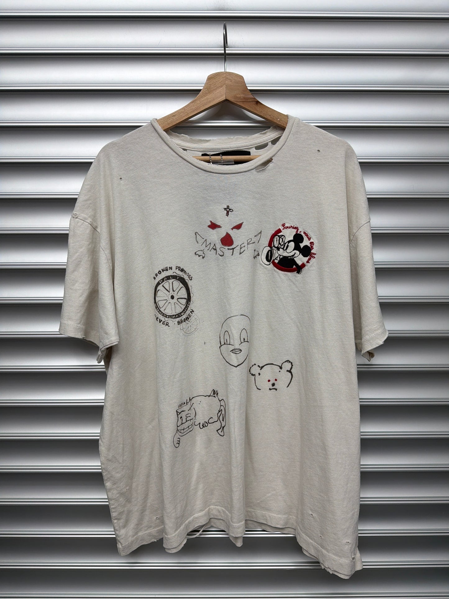 Paly Cartoon Sketch Tee - XXL