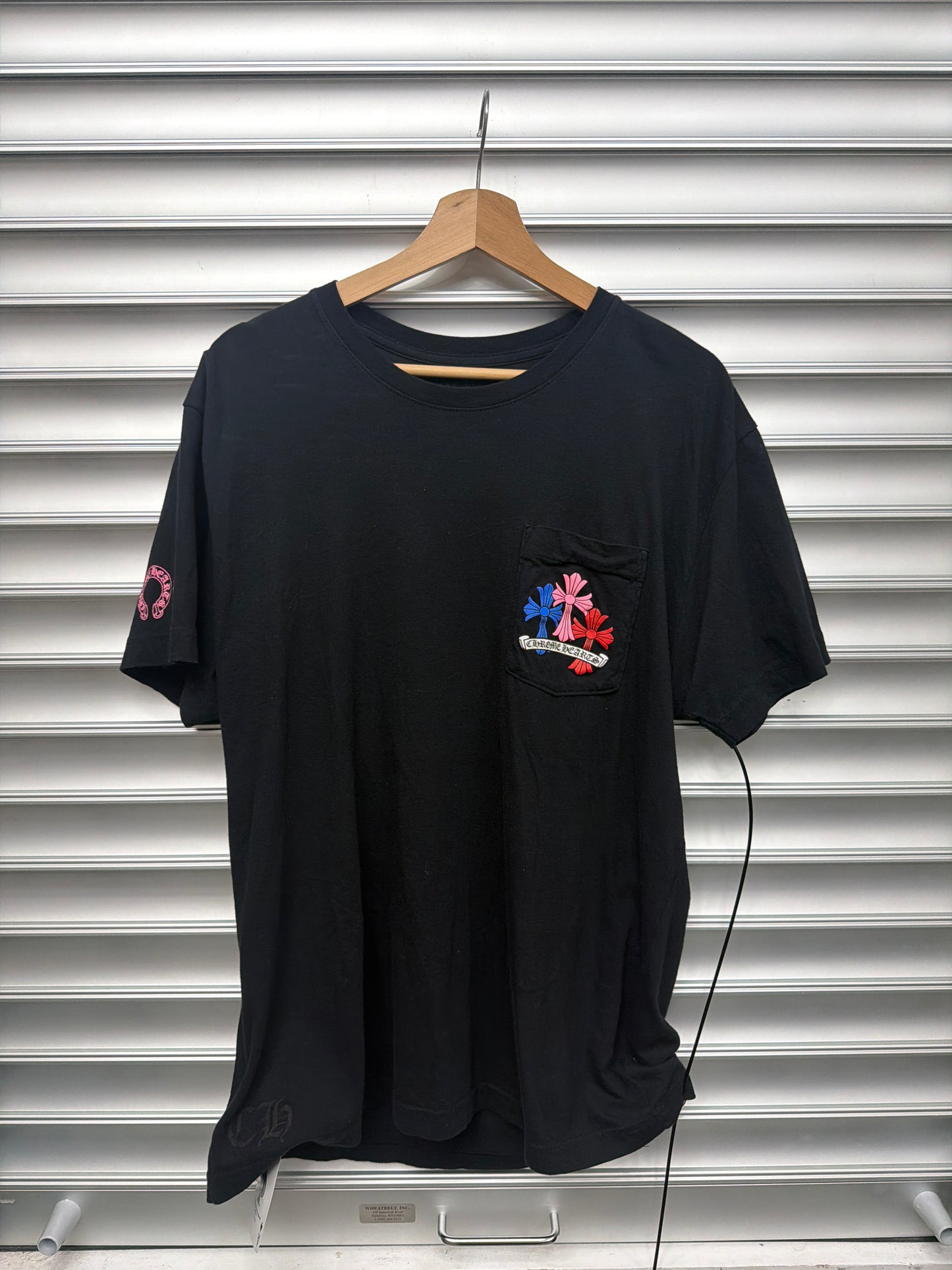 Chrome Hearts Rainbow Cross Tee - L**