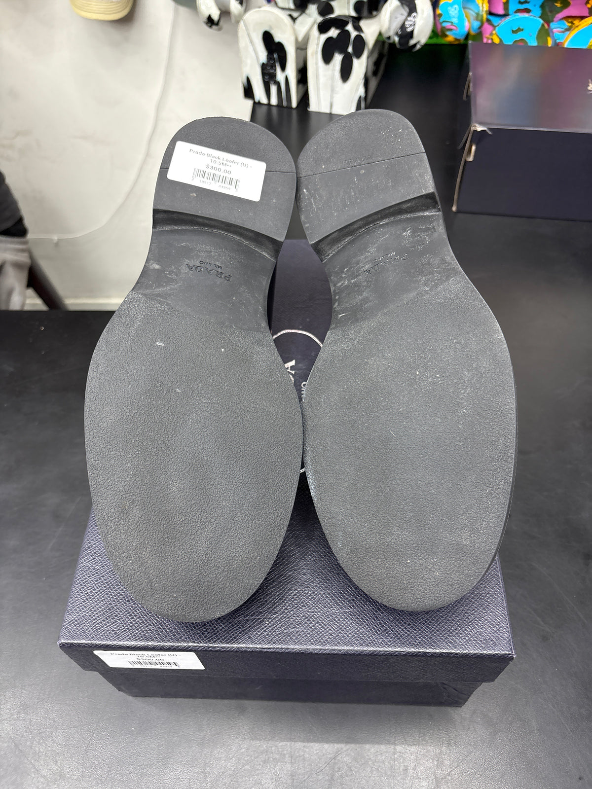 Prada Black Loafer (U) - 10.5M**