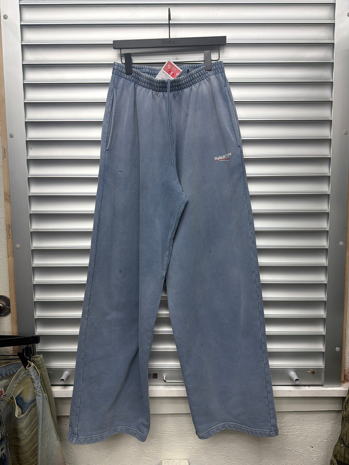 Balenciaga Blue Campaign Sweats - M**
