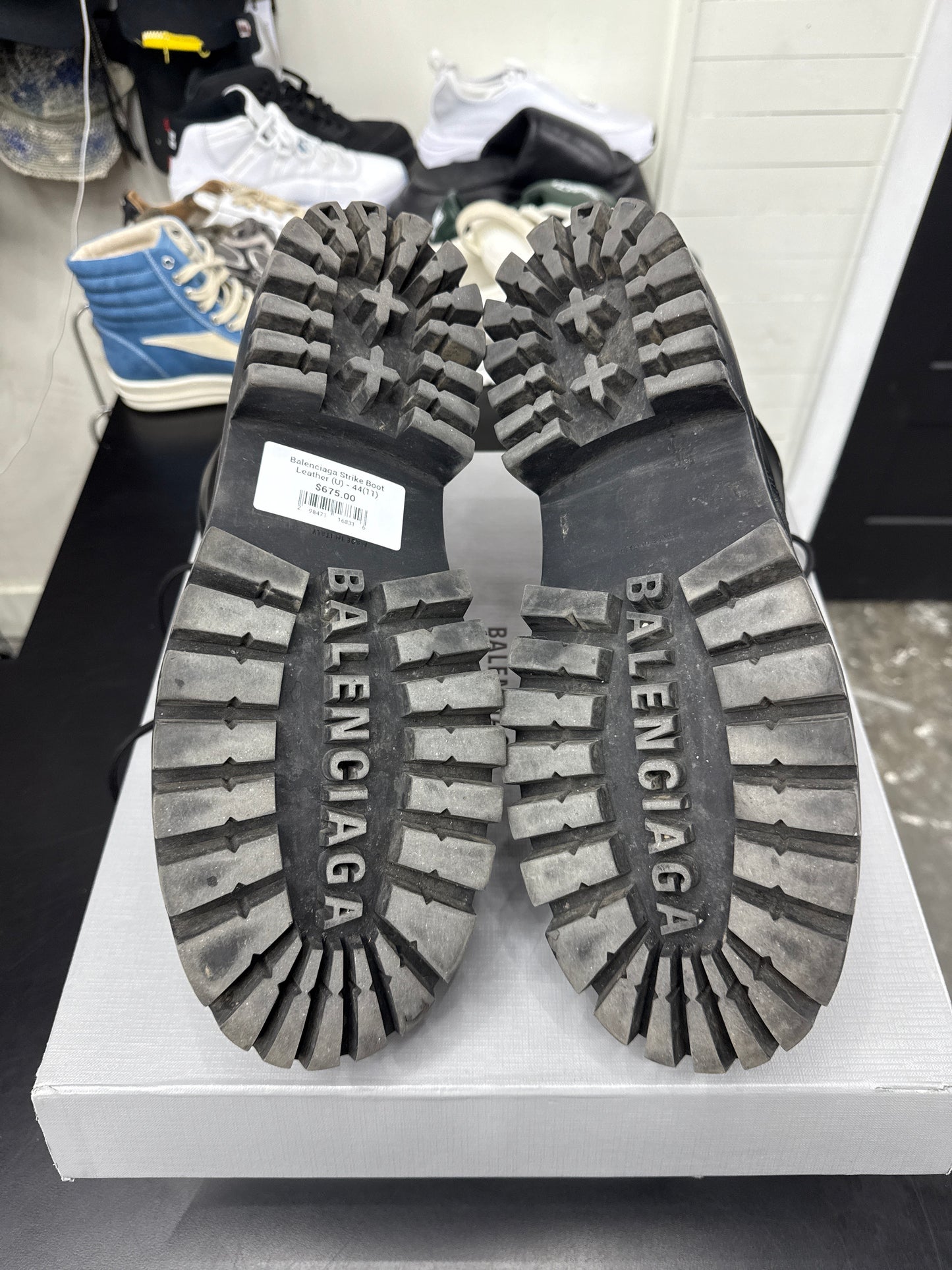 Balenciaga Strike Boot Leather (U) - 44(11)