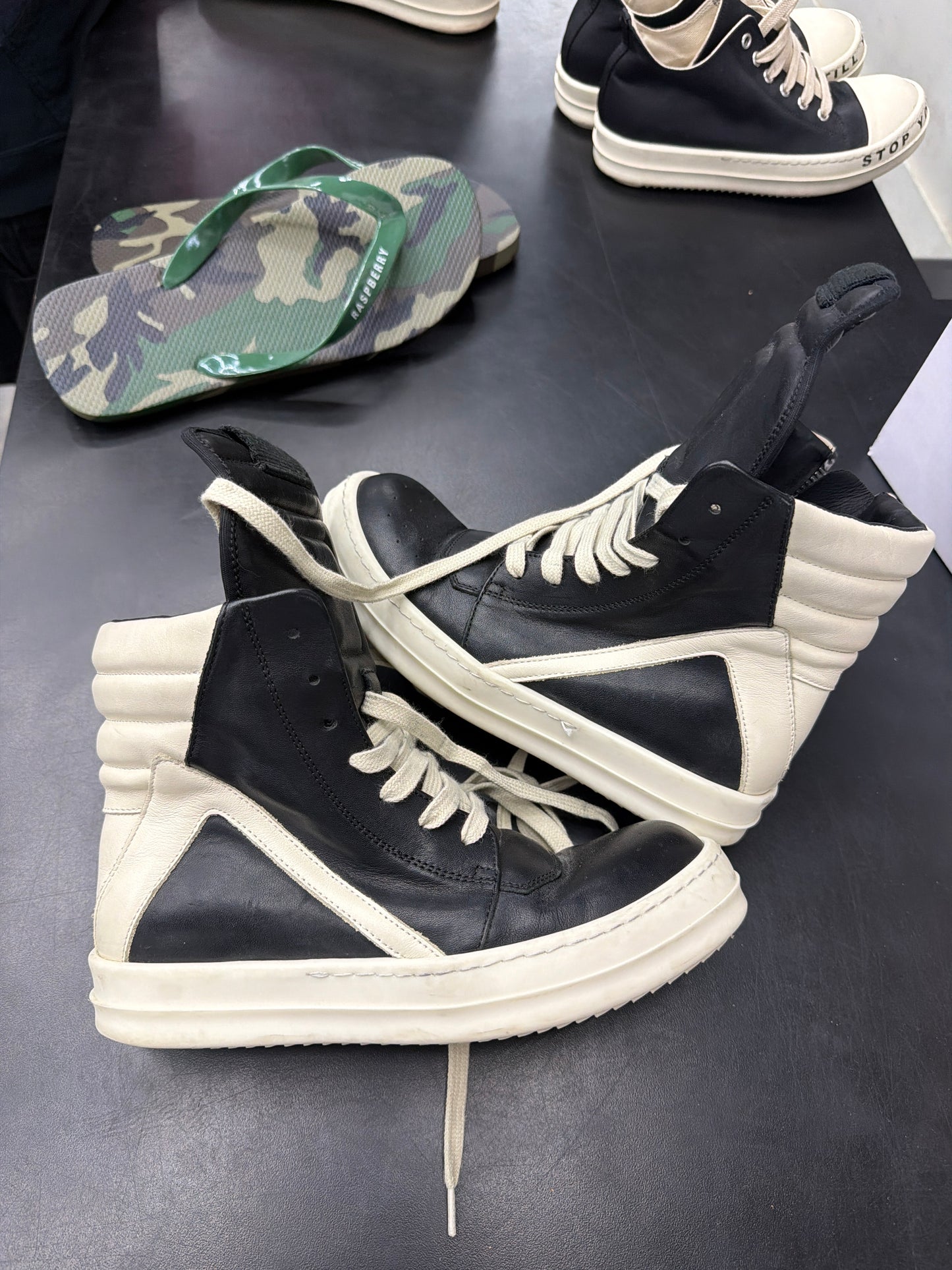 Rick Owen Geobasket Black (U) - 35.5 (NB)