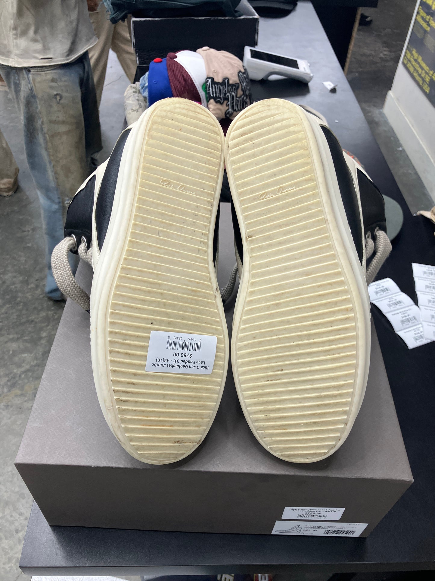 Rick Owen Geobasket Jumbo Lace Padded (U) - 43(10)