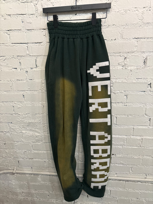 Vertabrae Green Sweatpants - S