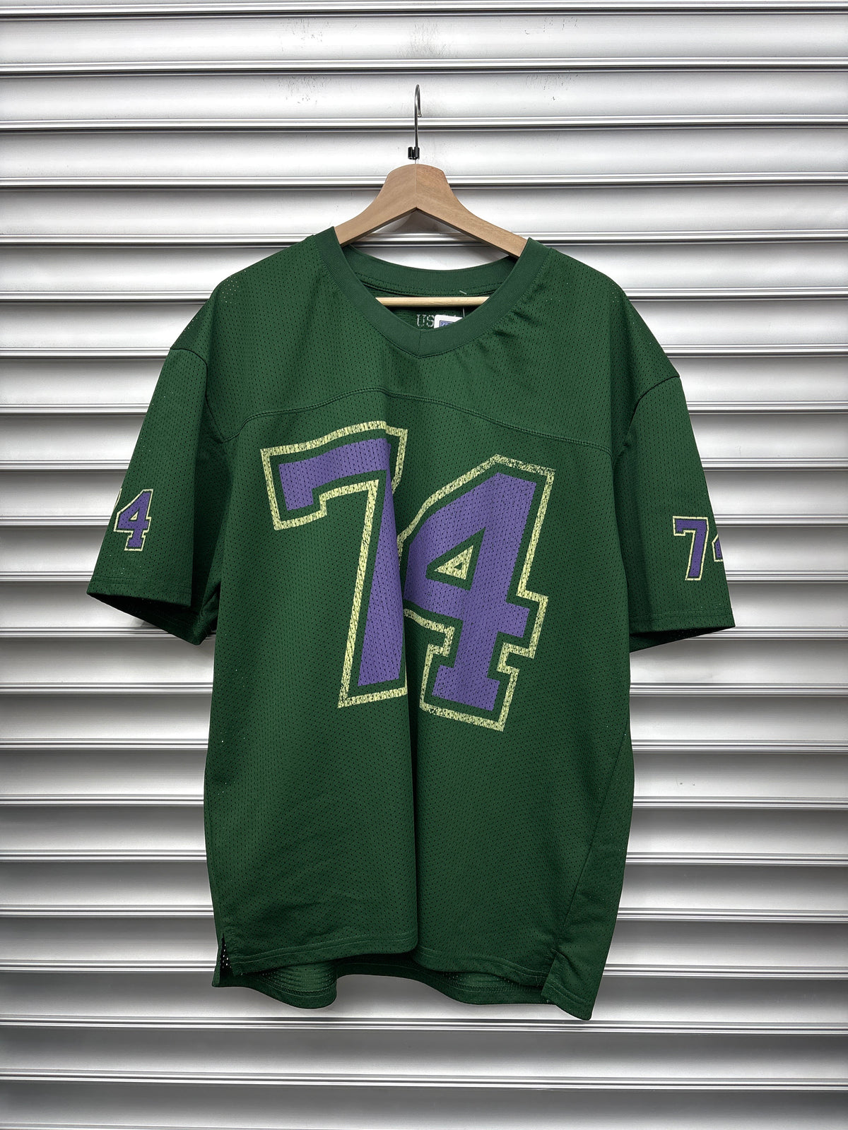 74 Green Purple Jersey - L**